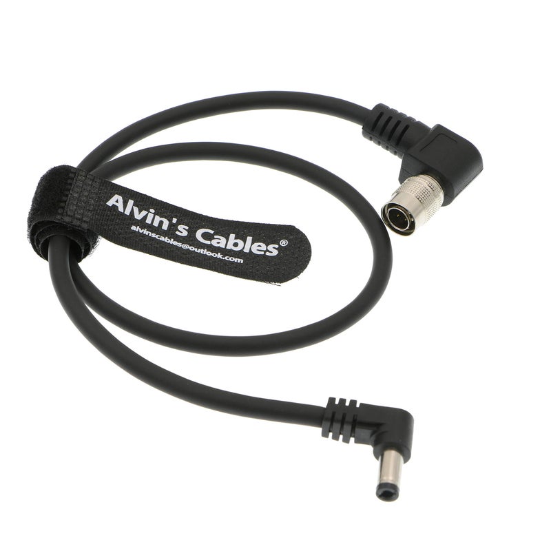 Alvin's Cables 4 Pin Hirose Male to DC Jack Power Cable for Sound Devices 633/644/688 Zoom F8 Blackmagic Cinema Camera 4K - Image 1